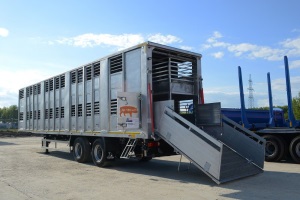 Полуприцеп скотовоз Тонар-98262 (для перевозки свиней)
